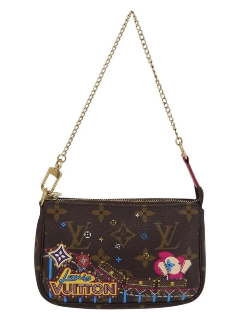 LOUIS VUITTON Monogram Vivienne Mini Pochette Accessoires M69752 Auth 168215SAM - Picture 2 of 14